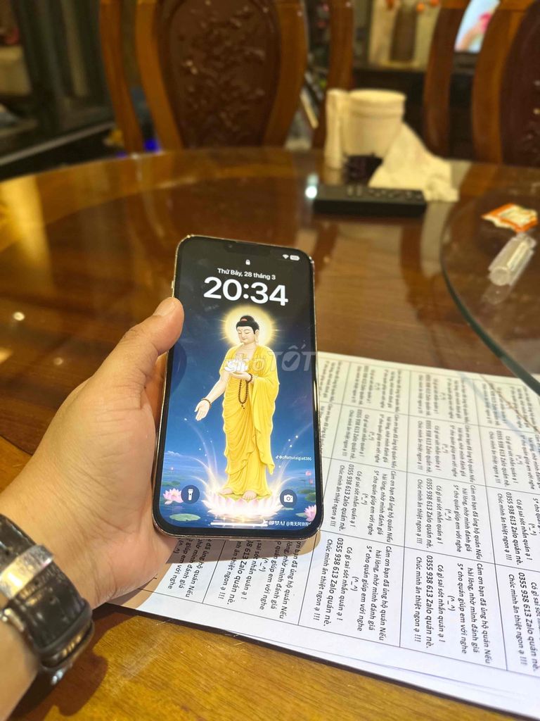 Apple iPhone 13 Pro Max 256GB Vàng Gold 99%. Mua bán Điện thoại tại Thành phố Thủ Dầu Một Bình Dương được đăng bởi Eric Ngô hình 1