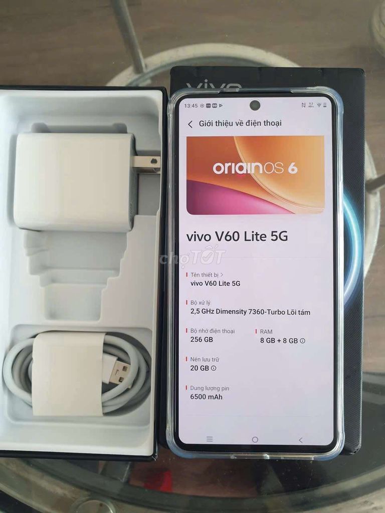 Vivo V60 Lite 5G Trắng 256GB 8GB Like New. Mua bán Điện thoại tại Thành phố Rạch Giá Kiên Giang được đăng bởi mỹ duyên  hình 1