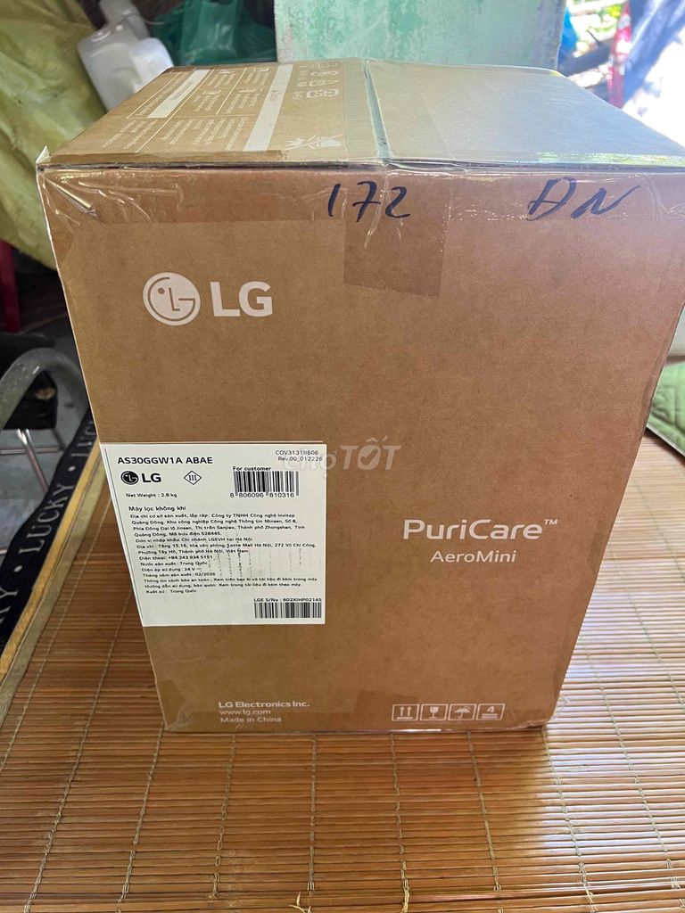 Máy lọc không khí LG PuriCare AeroMini. Mua bán Nội thất, đồ gia dụng khác tại Quận Sơn Trà Đà Nẵng được đăng bởi sabacc hình 1