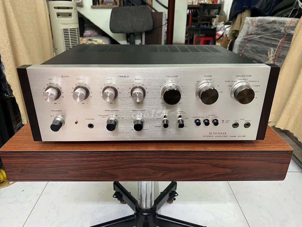 Amply PIONEER SA-9O chạy 4 sò sắt xuất âm tụ. Mua bán Tivi, Âm thanh tại Quận Tân Bình Tp Hồ Chí Minh được đăng bởi Nhật Minh Audio  hình 1