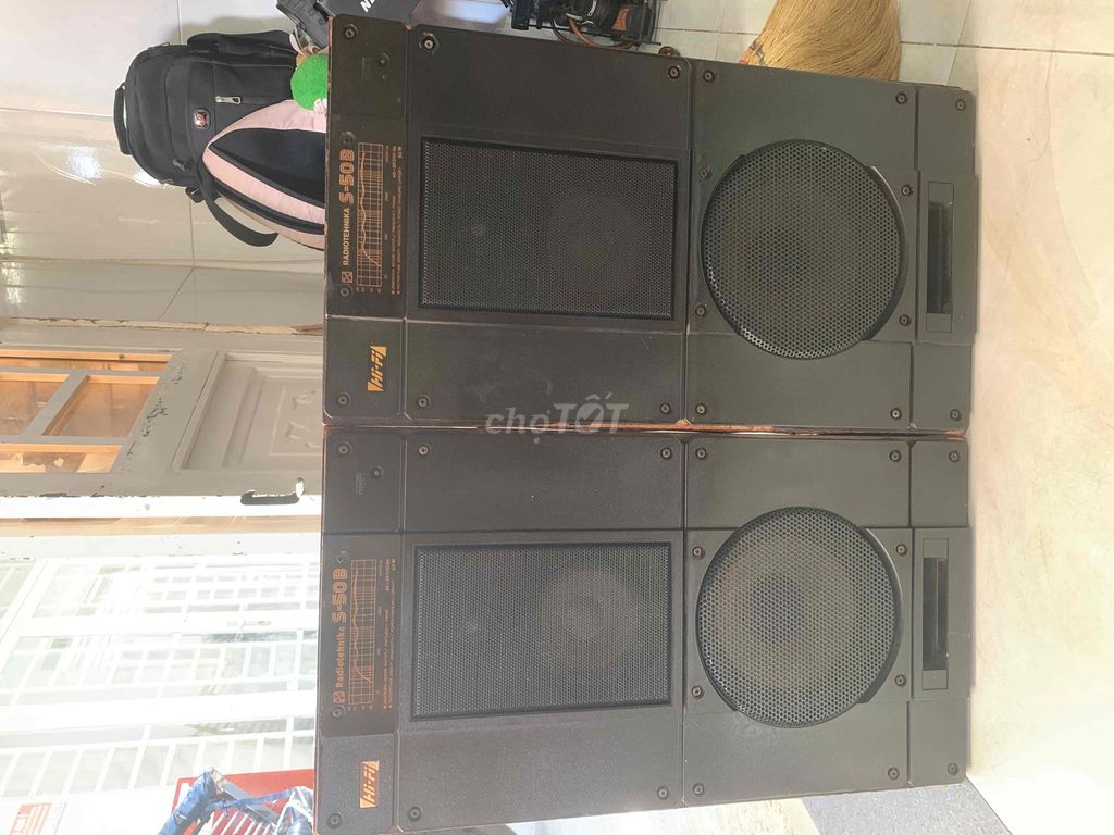 cặp loa nga S-50b thùng cũ nguyên zin bass20