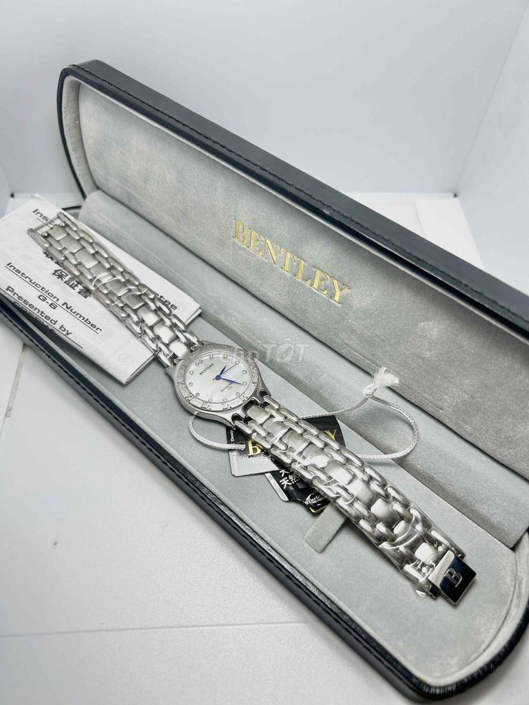 Đồng hồ Bentley Bạc đúc 925 Pin Nhật 33mm mới 99%. Mua bán Đồng hồ tại Quận Hoàn Kiếm Hà Nội được đăng bởi Nguyễn Nam Anh  hình 1