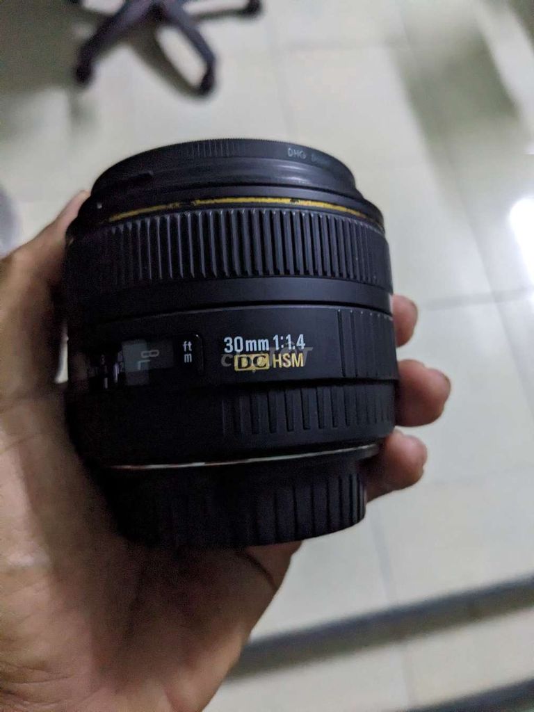 Ống kính Sigma 30mm f/1.4 DC HSM ef. Mua bán Máy ảnh, Máy quay tại Thành phố Cao Lãnh Đồng Tháp được đăng bởi Quốc thái  hình 1