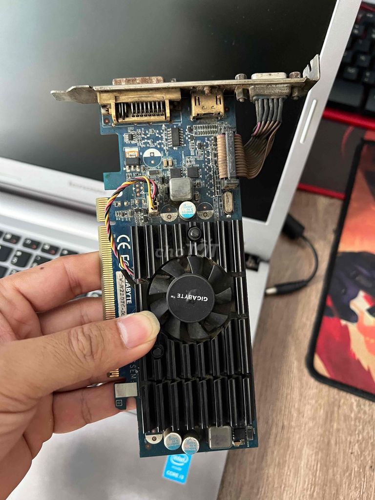 Card đồ họa Gigabyte N210 1GB. Mua bán Linh kiện (RAM, Card...) tại Thành phố Cà Mau Cà Mau được đăng bởi UYVU PC hình 1