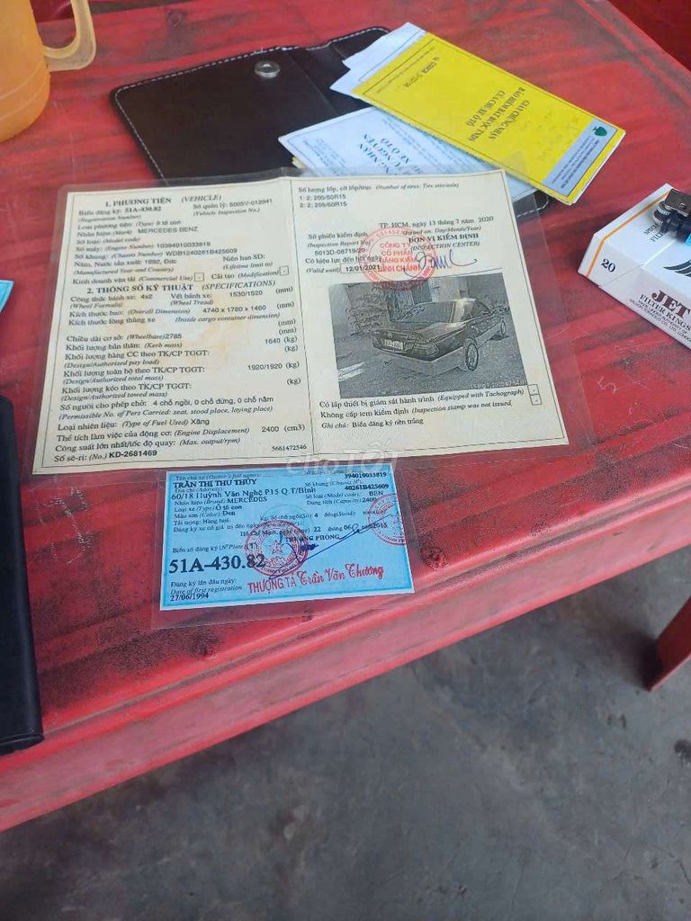 Toyota Camry 1995 Vàng cát. Mua bán Ô tô tại Huyện Bình Chánh Tp Hồ Chí Minh được đăng bởi Thanh hình 4