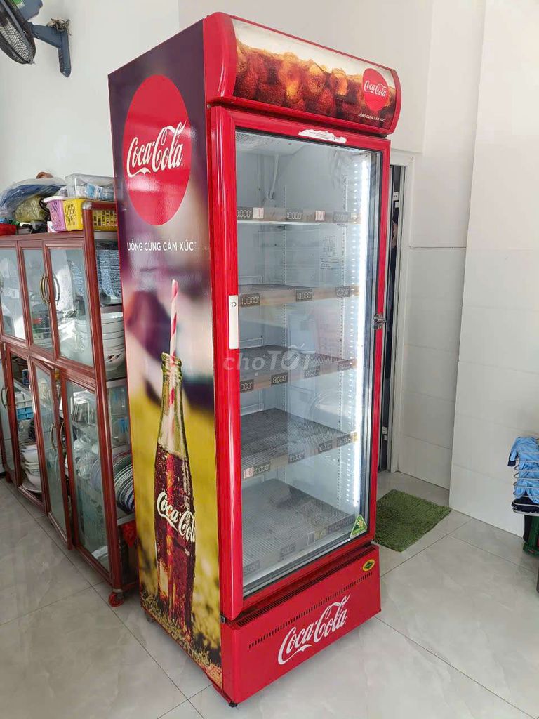 Thanh lý tủ mát coca-cola 700 lít mới 90%