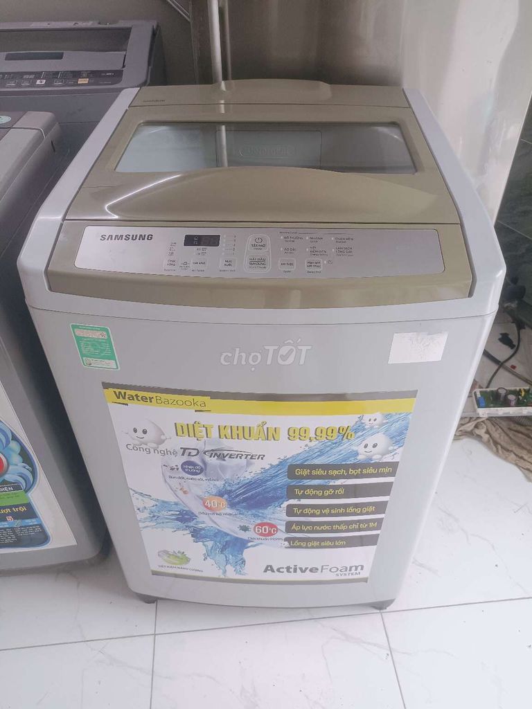 Máy giặt Samsung 9kg giặt vắt êm lồng giặt lớn. Mua bán Máy giặt tại Quận Gò Vấp Tp Hồ Chí Minh được đăng bởi Lê Cường  hình 1