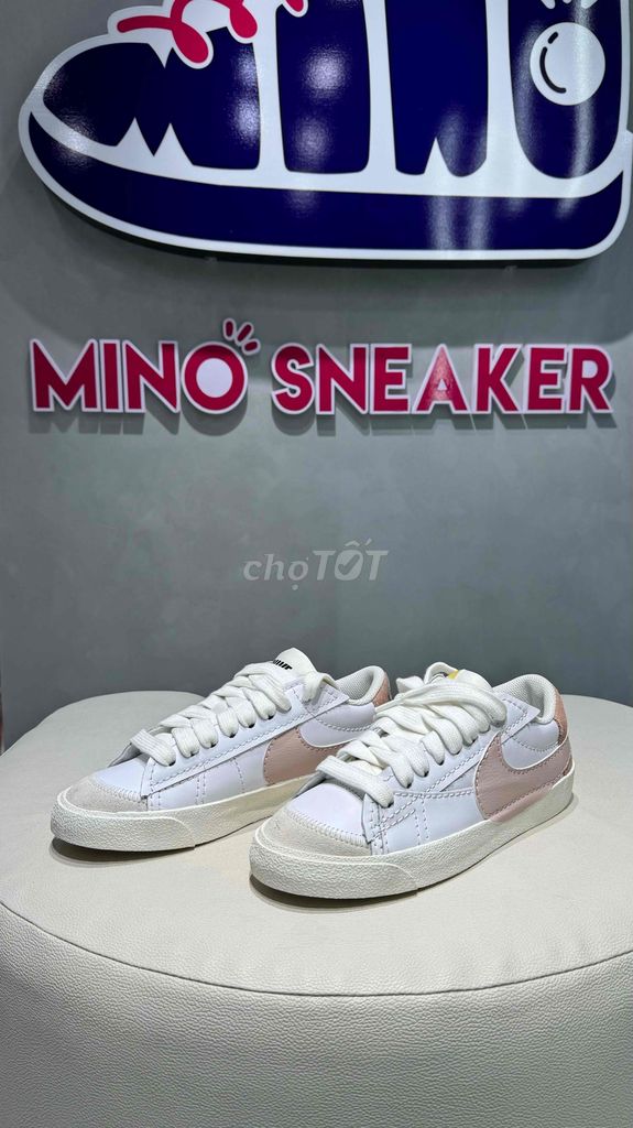 [CHÍNH HÃNG] Giày Nike Blazer White Pink Oxford