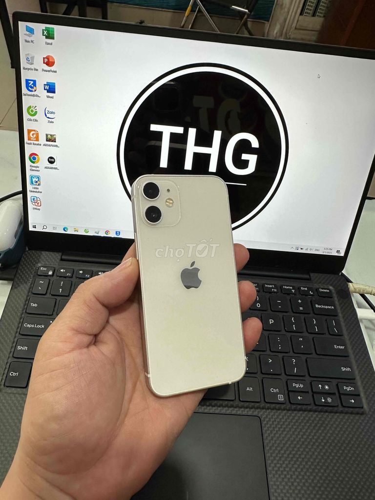 Iphone 12 mini 64gb trắng quốc tế đẹp 99