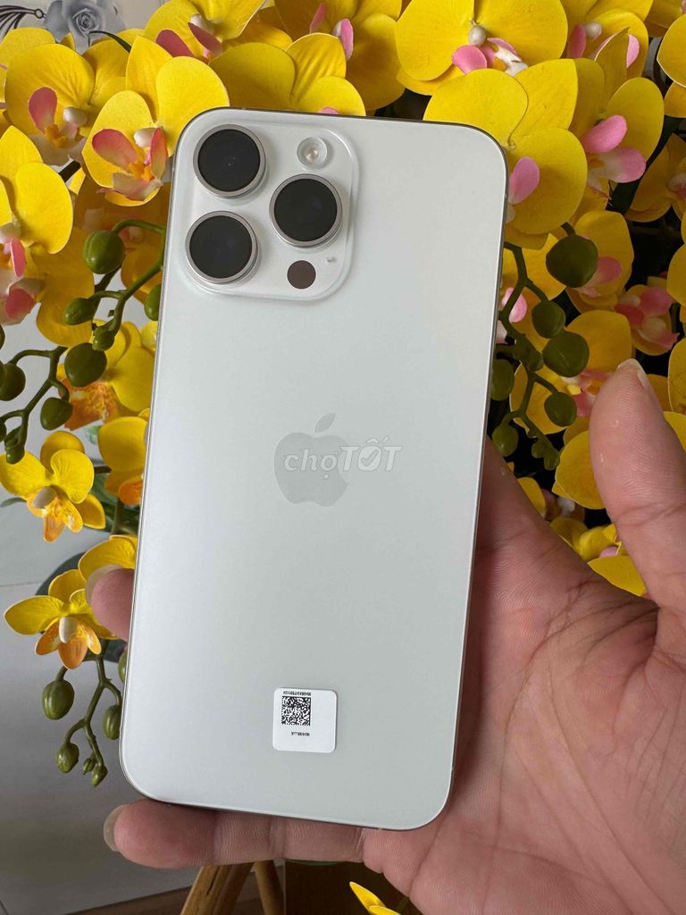 Apple iPhone 15 Pro Max 1000GB Trắng zin óc keng.. Mua bán Điện thoại tại Quận Ninh Kiều Cần Thơ được đăng bởi Khải mobile hình 1