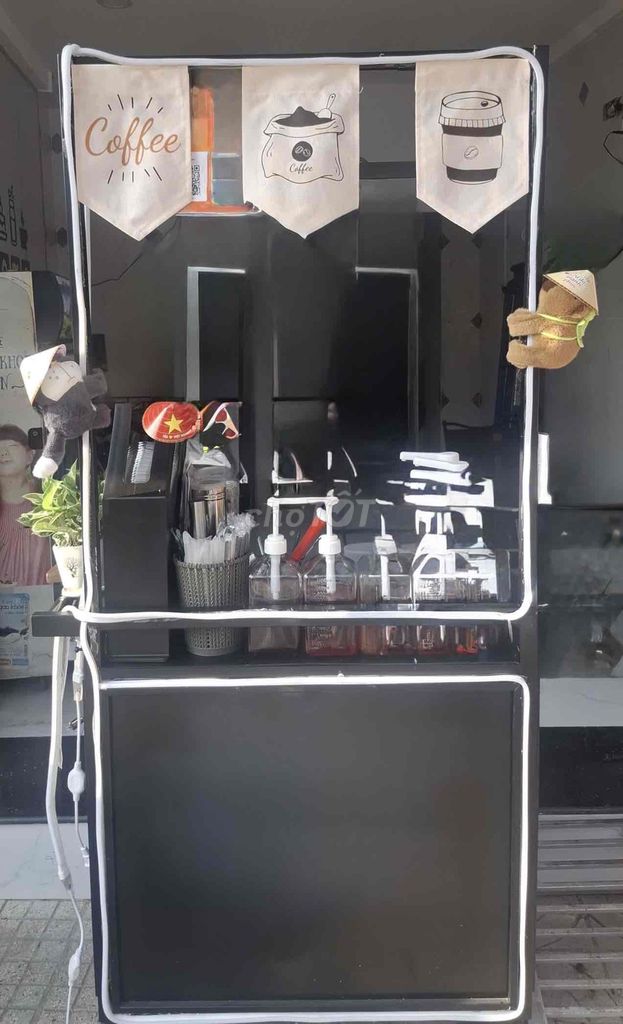 Xe cà phê Kim loại Đen. Mua bán Đồ chuyên dụng, Giống nuôi trồng tại Quận Bình Thạnh Tp Hồ Chí Minh được đăng bởi TRƯƠNG HẠNH SƯƠNG hình 1