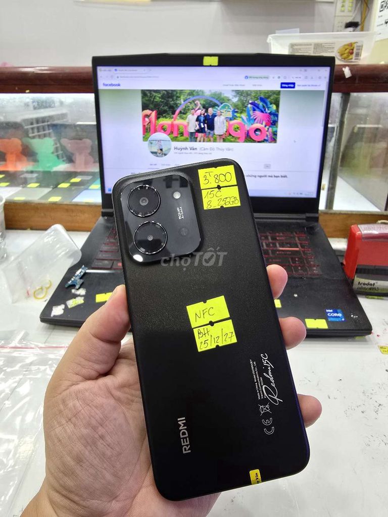 Xiaomi Redmi 15C 8GB/256GB . Mua bán Điện thoại tại Thành phố Long Xuyên An Giang được đăng bởi Facebook Cầm Đồ Thúy Vân hình 1