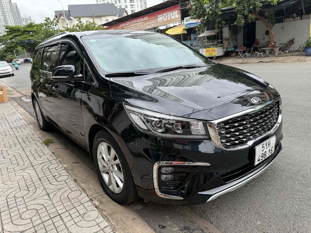 KIA Sedona 2020 максимальная комплектация дизель черно-синий