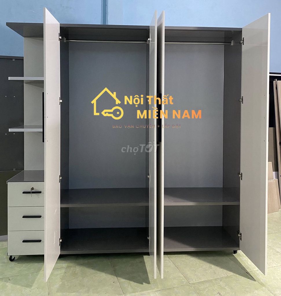 Tủ quần áo Tủ quần áo^Tủ quần áo^Tủ quần áo^. Mua bán Tủ, kệ gia đình tại Quận 8 Tp Hồ Chí Minh được đăng bởi Cửa Hàng Nội Thất hình 1