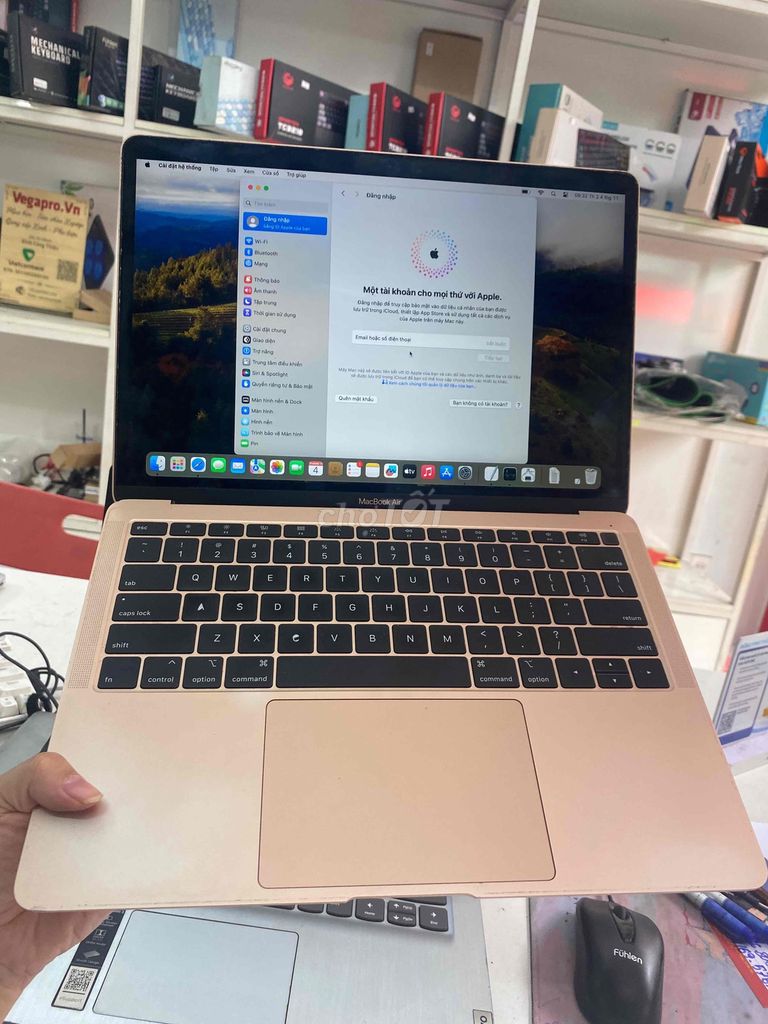 macbook air 2018 i5/8/128 full chức năng