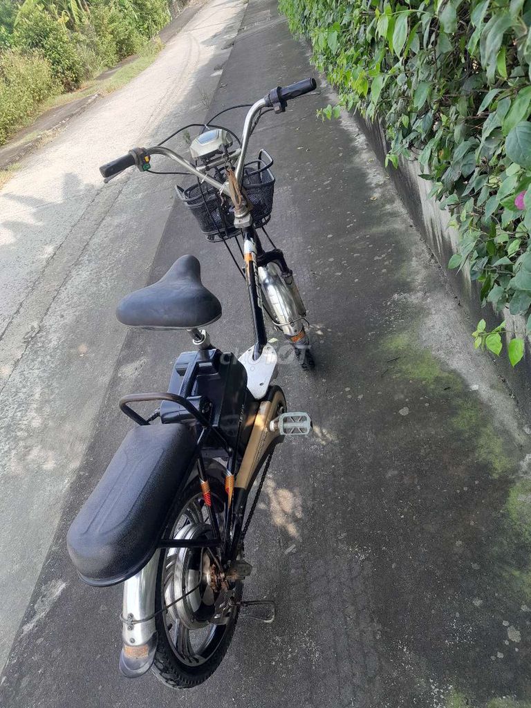 Xe đạp điện màu đen Đã qua sử dụng. Mua bán Xe điện tại Quận 12 Tp Hồ Chí Minh được đăng bởi Nguyễn Việt  hình 2