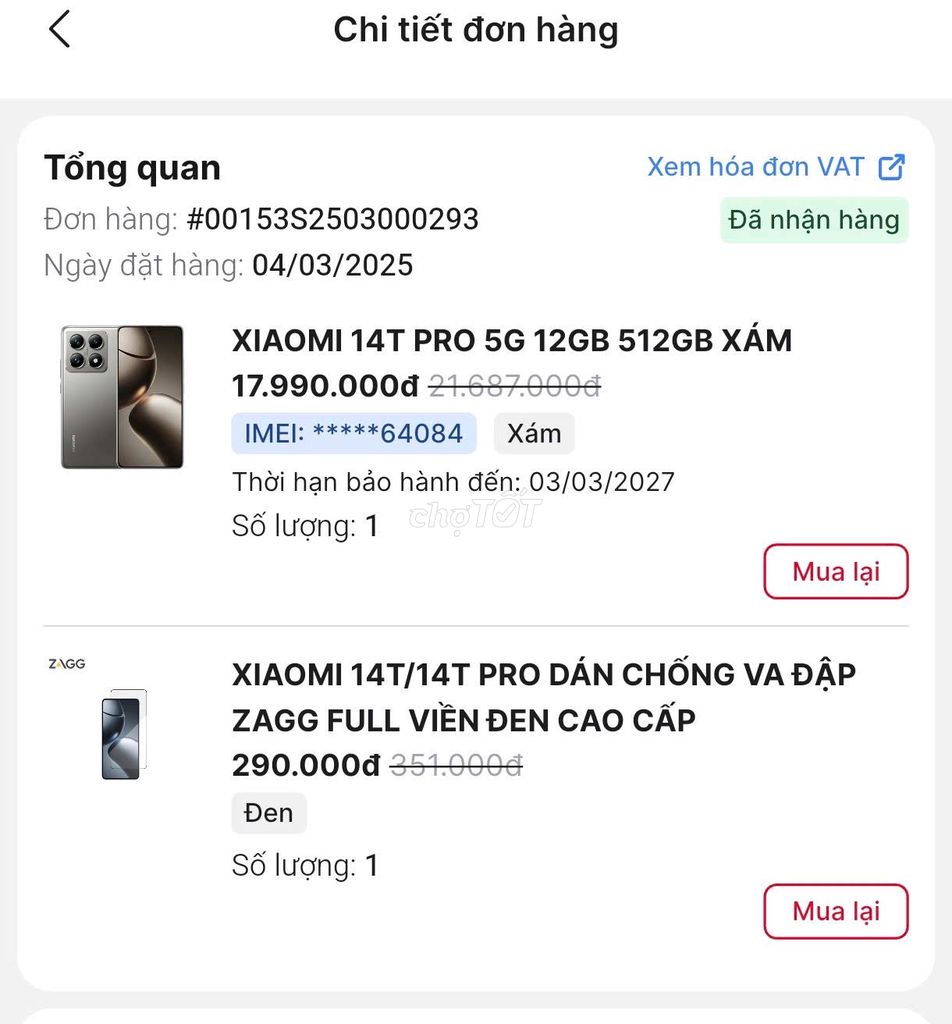 Xiaomi 14T Pro 512GB Xám Like New. Mua bán Điện thoại tại Thành phố Thủ Đức Tp Hồ Chí Minh được đăng bởi Hủ Tiếu Ngon hình 1