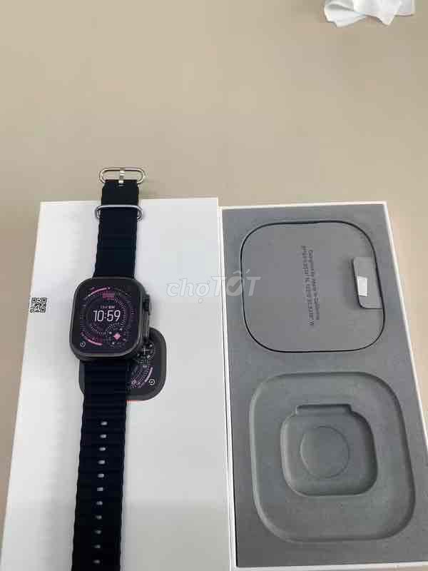 Apple Watch Ultra Gen 2 Đen LTE Esim zin chuẩn. Mua bán Thiết bị đeo thông minh tại Quận Tân Bình Tp Hồ Chí Minh được đăng bởi Shop Trung Văn Apple Watch hình 1