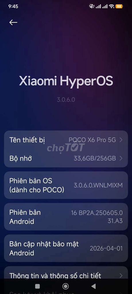 Xiaomi POCO X6 Pro 5G 256GB bạc. Mua bán Điện thoại tại Quận Ngũ Hành Sơn Đà Nẵng được đăng bởi Thất nghiệp thanh lý hết hình 1