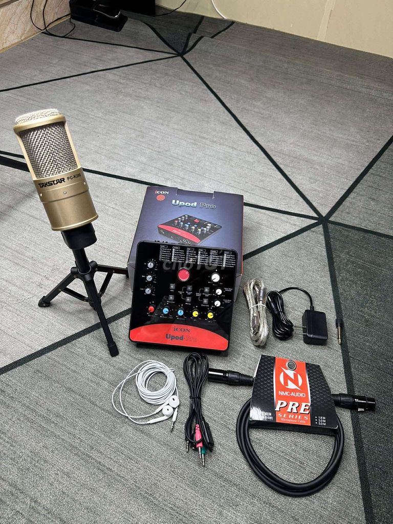 SOUNDCARD ICON UPOD PRO VỚI MICRO K200. Mua bán Phụ kiện (Màn hình, Chuột...) tại Huyện Đại Lộc Quảng Nam được đăng bởi Nguyễn Mạnh Tài hình 1