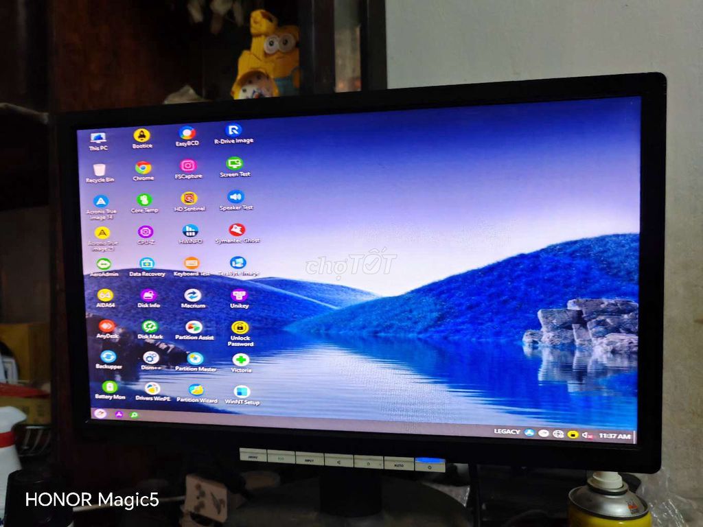 Màn hình Fujitsu 20 inch Đen. Mua bán Phụ kiện (Màn hình, Chuột...) tại Huyện Bình Đại Bến Tre được đăng bởi Raphinha hình 1