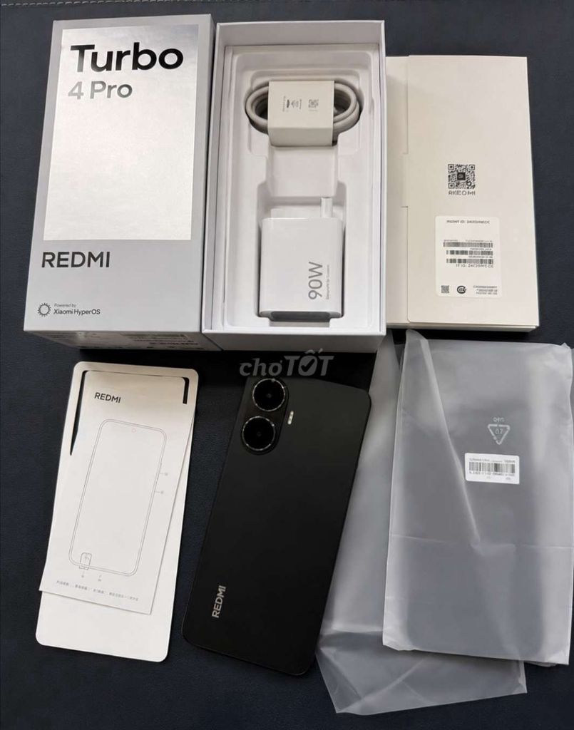 Xiaomi Redmi Turbo 4 Pro Đen Đã sử dụng. Mua bán Điện thoại tại Thành phố Buôn Ma Thuột Đắk Lắk được đăng bởi Thành Thái hình 1
