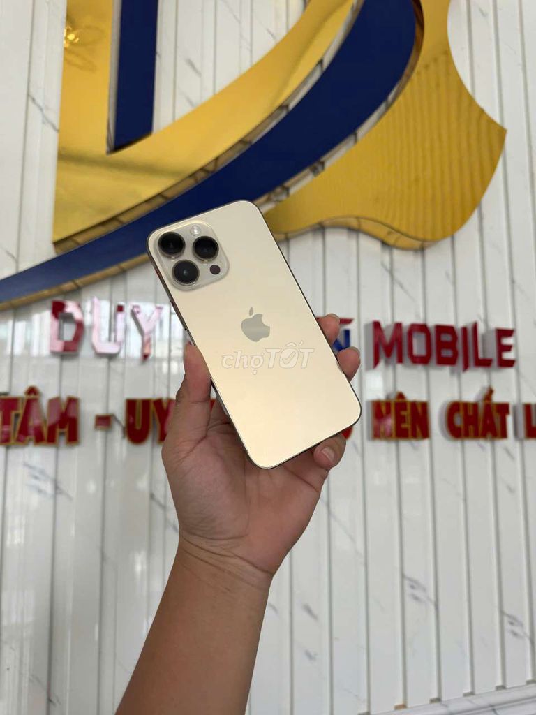 iPhone 14 Pro Max 128GB Vàng quốc tế mỹ,có góp. Mua bán Điện thoại tại Thành phố Cà Mau Cà Mau được đăng bởi Duy Dustin Mobile hình 1