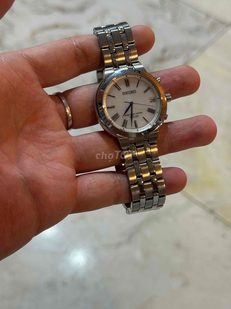 Đồng hồ Seiko Solar Nam Bạc. Mua bán Đồng hồ tại Quận Bình Thuỷ Cần Thơ được đăng bởi Sarlier hình 1