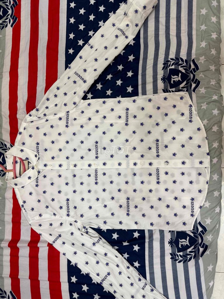Áo sơ mi Gucci nam Cotton Italy chính hãng. Mua bán Quần áo tại Quận Tân Phú Tp Hồ Chí Minh được đăng bởi luong hình 1