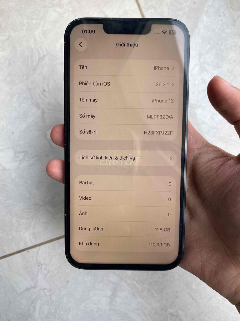 Apple iPhone 13 128GB Xanh dương. Mua bán Điện thoại tại Quận Long Biên Hà Nội được đăng bởi nam nguyễn hình 1