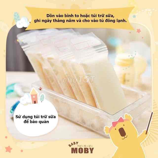 túi trữ sữa Moby