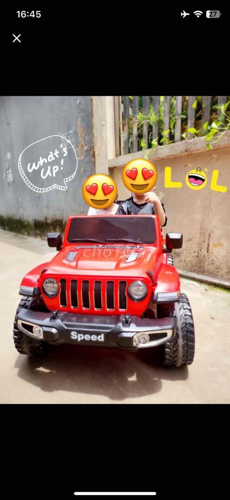 Xe ô tô điện cho bé chịu tải lớn. Mua bán Mẹ và bé tại Quận Cầu Giấy Hà Nội được đăng bởi Tu Hoang hình 1