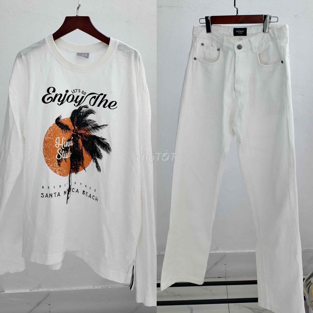 Set đồ nam phong cách Hàn Quốc size L. Mua bán Quần áo tại Quận Hoàng Mai Hà Nội được đăng bởi Vy hình 1