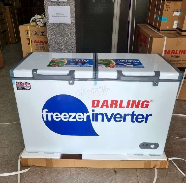 Xả kho tủ đông mát Darling inverter hàng mới 100%