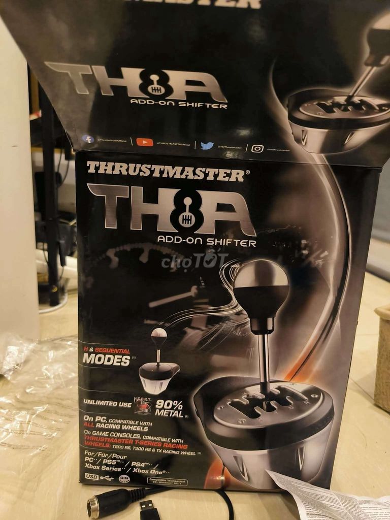 Hộp số chơi game Thrustmaster TH8A Kim loại. Mua bán Thiết bị chơi game tại Quận 10 Tp Hồ Chí Minh được đăng bởi Matthew hình 1