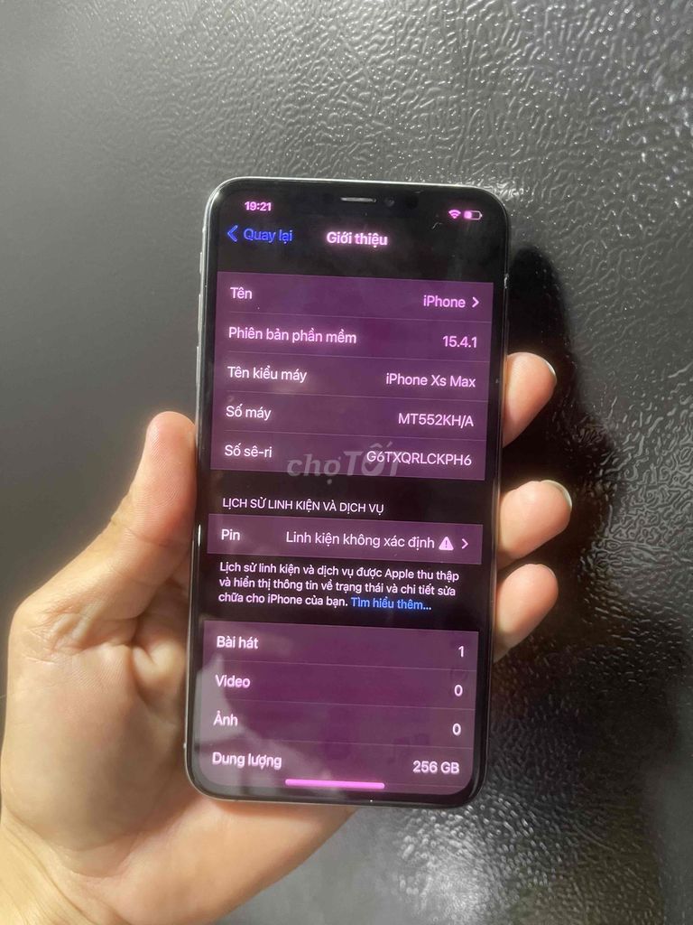 Apple iPhone Xs Max 256GB Trắng. Mua bán Điện thoại tại Quận Ô Môn Cần Thơ được đăng bởi nguyễn hình 1