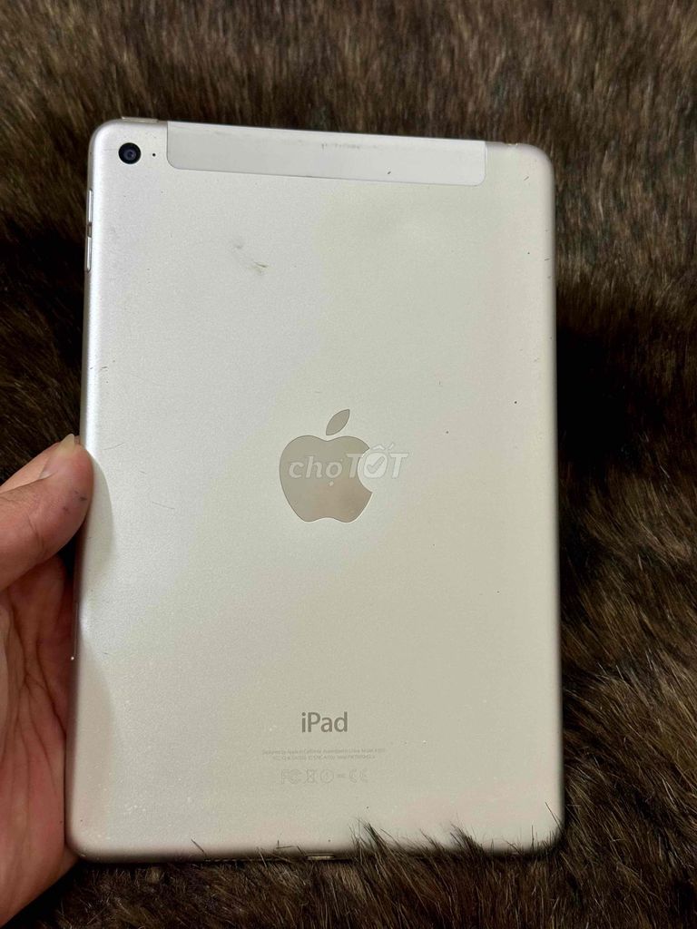 iPad mini 4 4G wifi Gold zin 100%, full chức năng. Mua bán Máy tính bảng tại Quận Long Biên Hà Nội được đăng bởi khoi dang minh hình 1