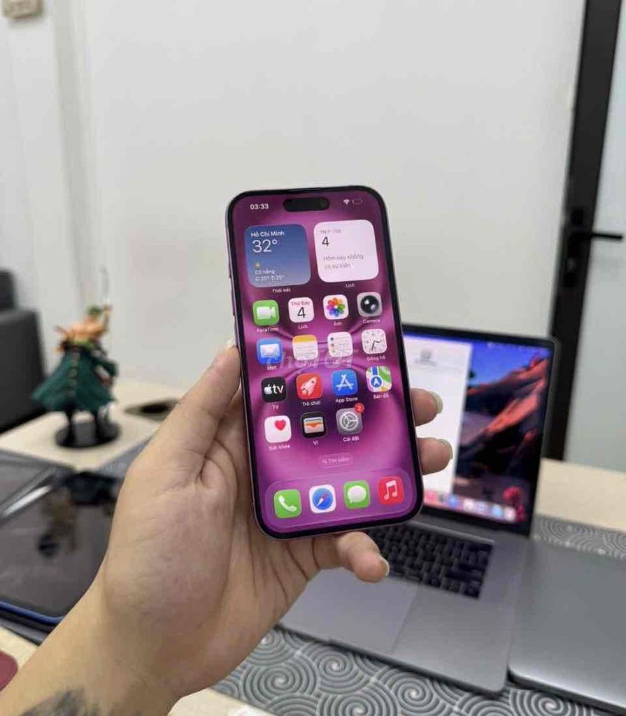 Apple iPhone 16 128GB Tím Like New. Mua bán Điện thoại tại Quận Đống Đa Hà Nội được đăng bởi KT Hà Nội Mobile hình 1