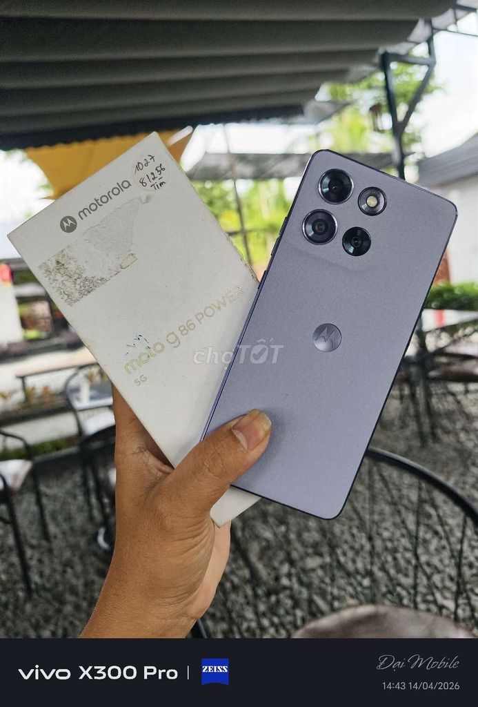 Motorola G86 Power 256GB 11/2026 TGDD(Có giao lưu). Mua bán Điện thoại tại Thành phố Trà Vinh Trà Vinh được đăng bởi Đại Mobile Báo đúng tình trạng  hình 1