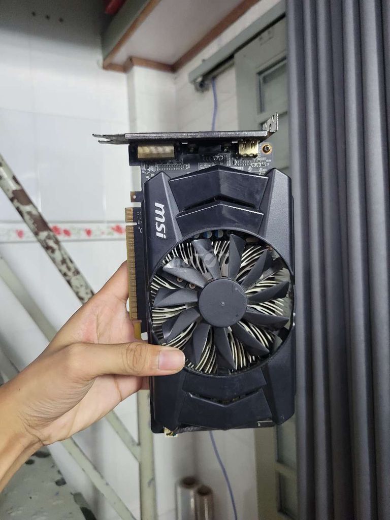 SẴN CARD MSI GTX 750TI 2G 1FAN K NGUỒN PHỤ FULL OK