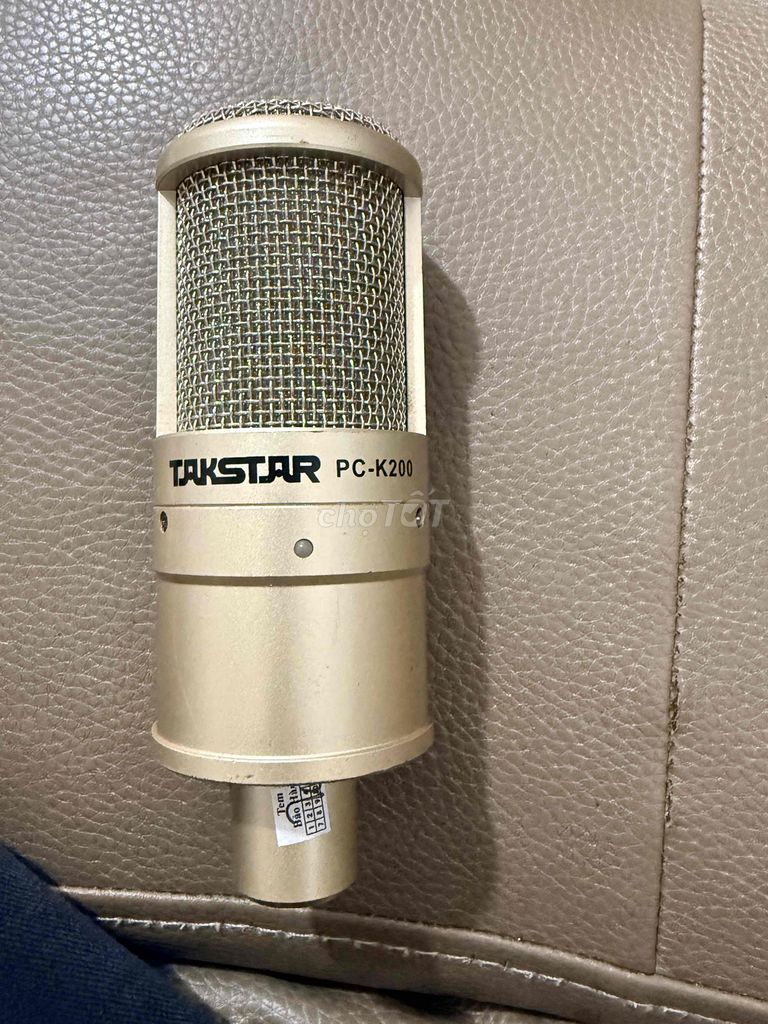 Microphone Takstar PC-K200 Vàng đồng. Mua bán Tivi, Âm thanh tại Quận Phú Nhuận Tp Hồ Chí Minh được đăng bởi binh hình 1