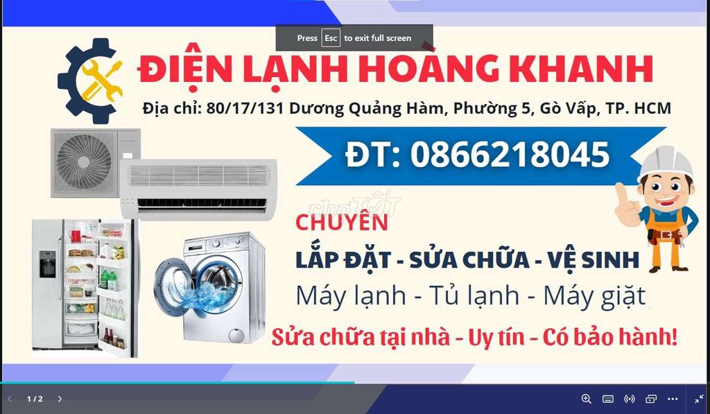 vệ sinh,lắp đặt,sửa chữa máy lạnh tủ lạnh máy giặt