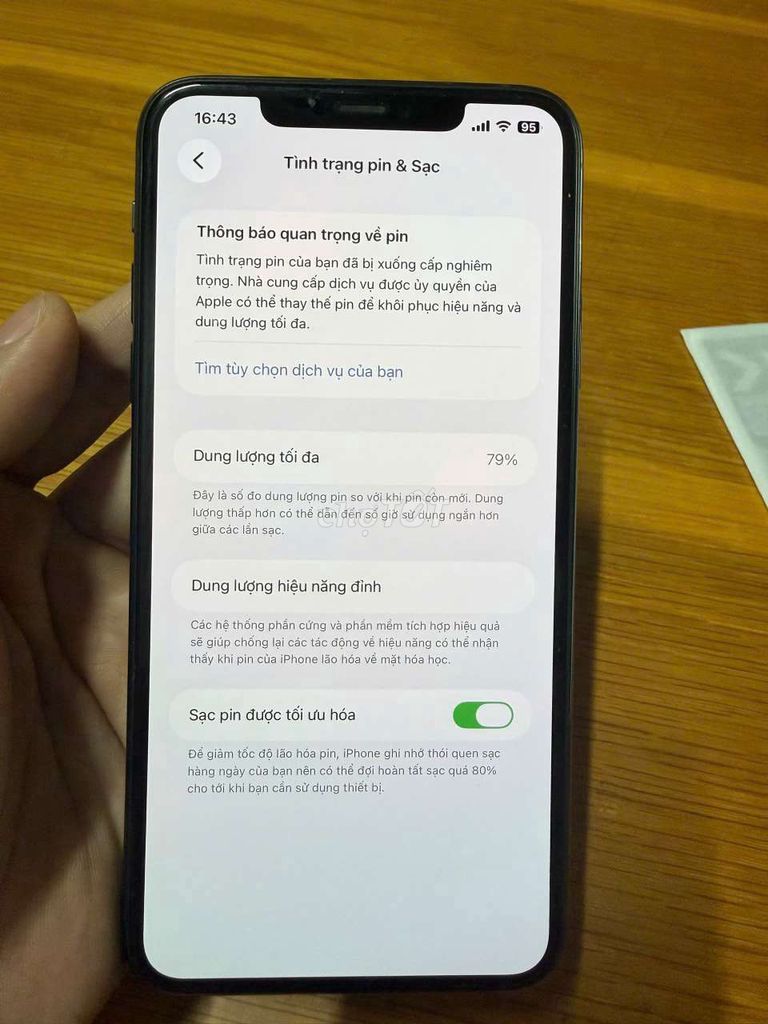 Apple iPhone 11 Pro Max 256GB Xám 79%. Mua bán Điện thoại tại Quận Cái Răng Cần Thơ được đăng bởi Thanh Nguyen hình 1