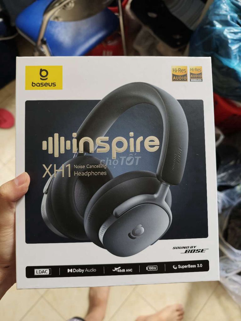 Tai nghe chống ồn Baseus Inspire XH1 Đen. Mua bán Tivi, Âm thanh tại Thành phố Thủ Đức Tp Hồ Chí Minh được đăng bởi chấn hưng hình 1