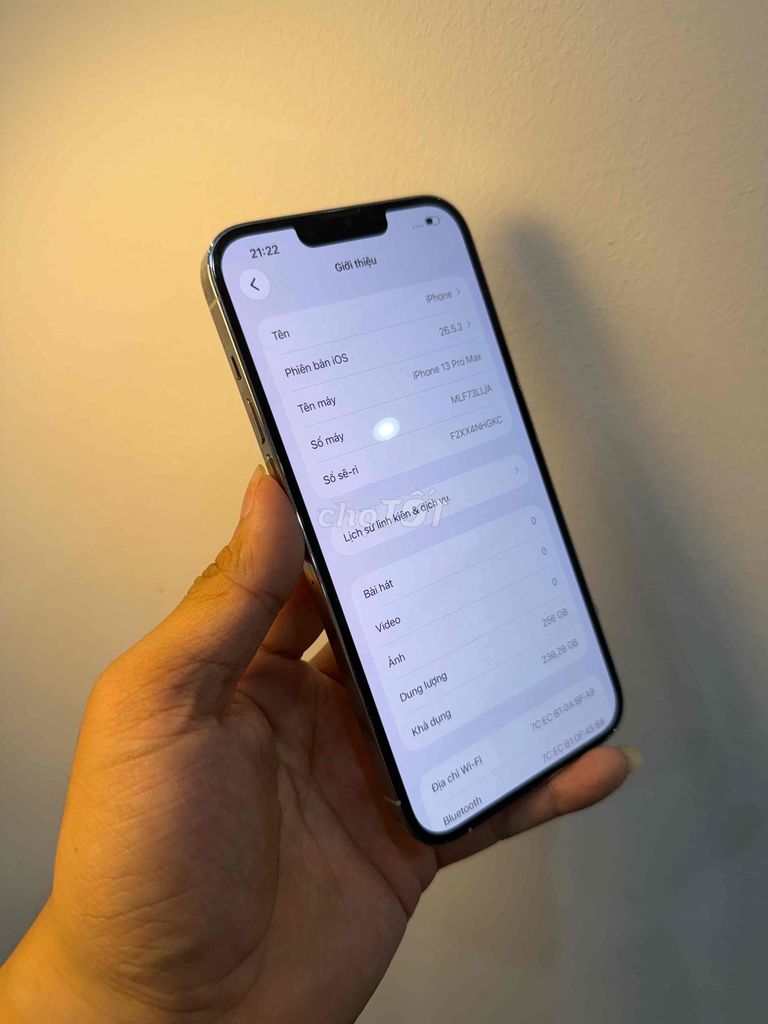 Apple iPhone 13 Pro Max 256GB Bạc màn zin. Mua bán Điện thoại tại Quận Đống Đa Hà Nội được đăng bởi Ng Hoang Anh hình 1