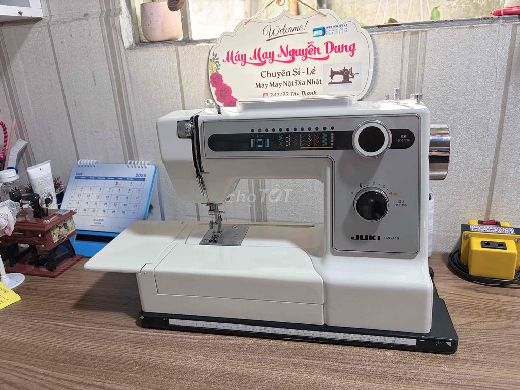 Máy may gia đình Juki HZL-410 Trắng, mới 95%. Mua bán Đồ chuyên dụng, Giống nuôi trồng tại Quận Tân Phú Tp Hồ Chí Minh được đăng bởi Máy may Nguyễn Dung  hình 1