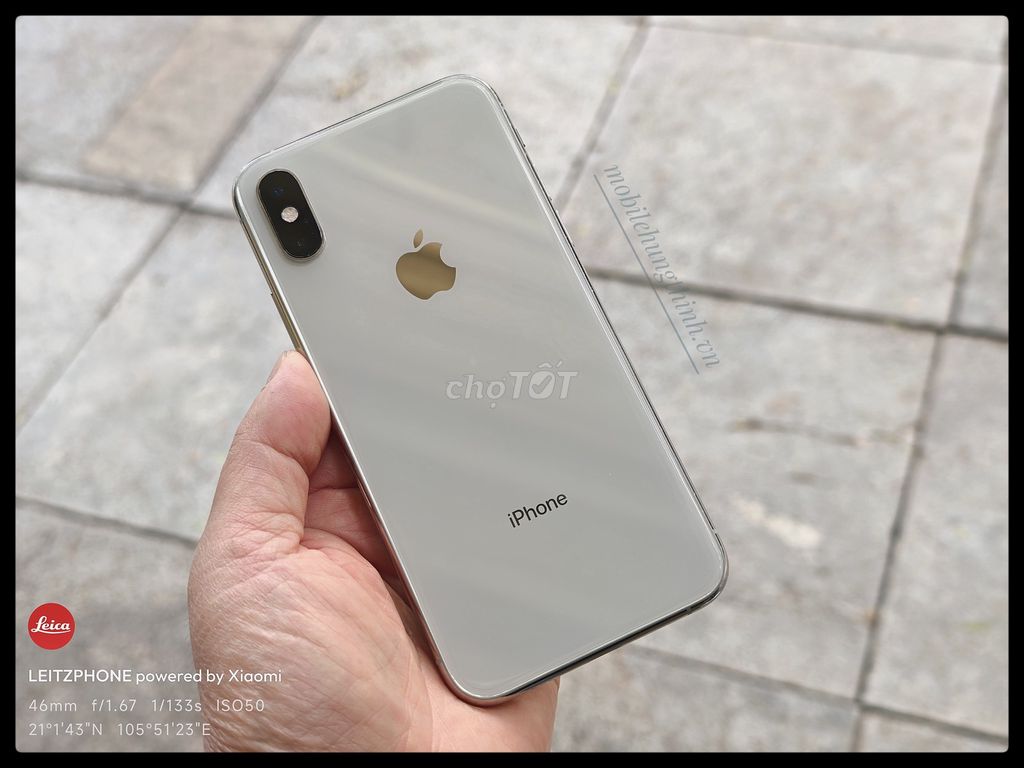 iPhone XS 64GB Trắng Đã sử dụng đẹp keng .. Mua bán Điện thoại tại Quận Hoàng Mai Hà Nội được đăng bởi mobilehungthinh hình 1