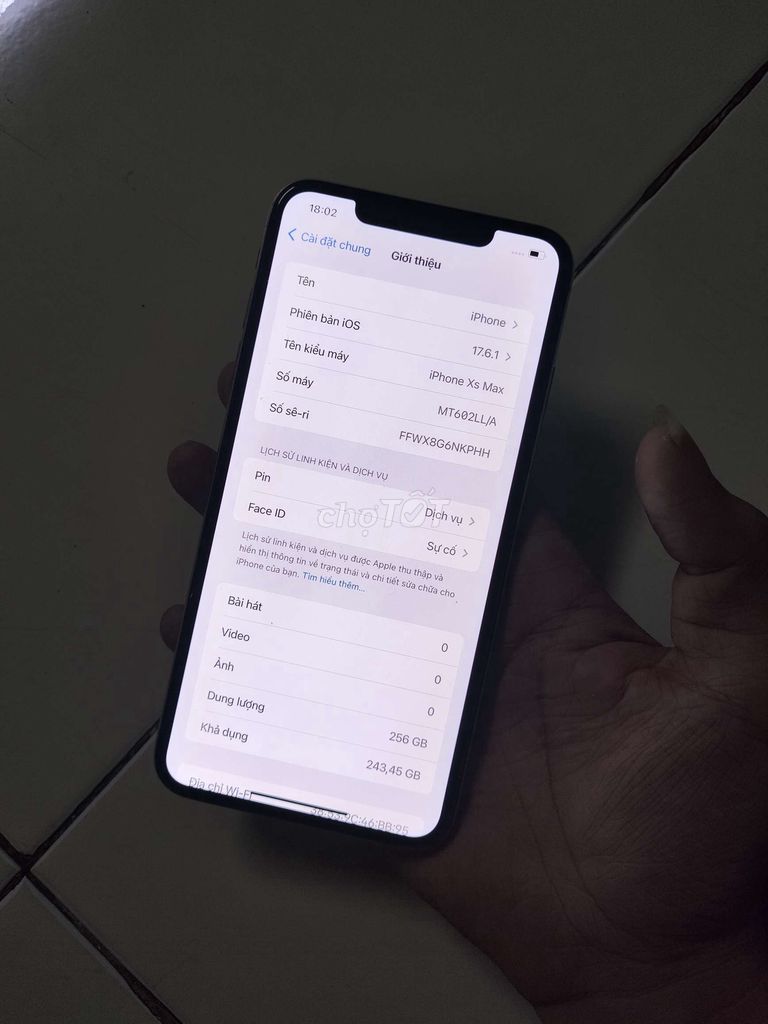 Iphone xs max 256gb