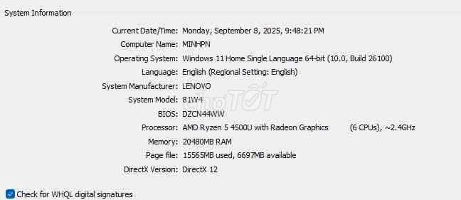 Bán máy lenovo ideal 3 15.6 inch ở Hà Nội. Mua bán Laptop tại Quận Hai Bà Trưng Hà Nội được đăng bởi Minh hình 1