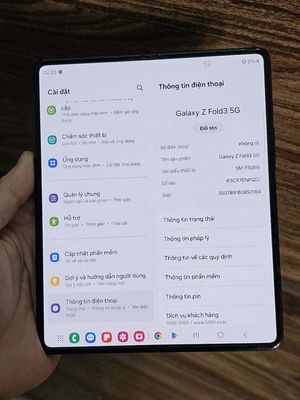 Galaxy Z Fold3 5G 256GB Đen